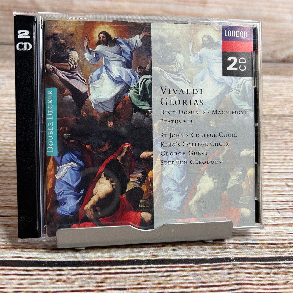 Vivaldi Glorias Dixit Dominus Magnif 2-CD London St Johns Kings College Choirโ